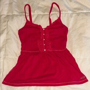 Hollister Lace Babydoll Tank Top
